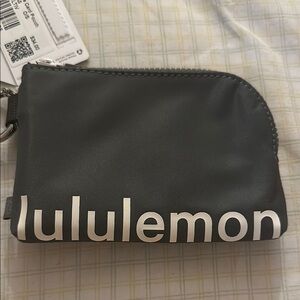 lululemon athletica Black Clippable Card Pouch